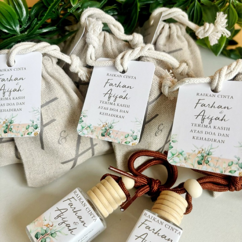 Car Perfume in Drawstring Bag