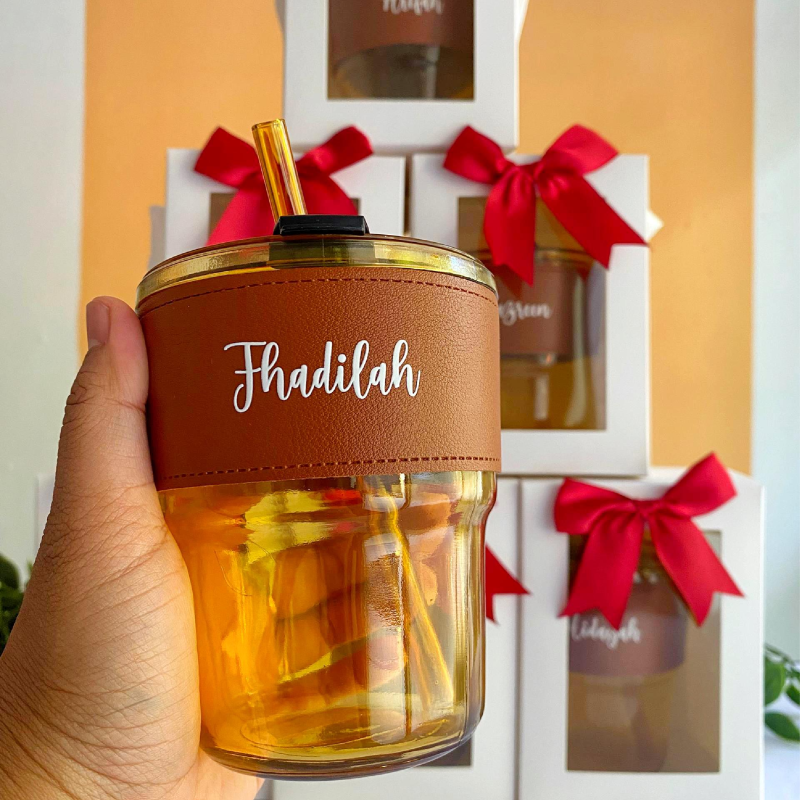 Personalized Name Glass Tumbler